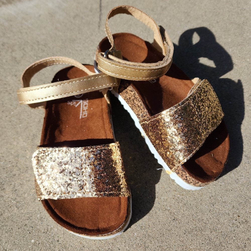 Gold Sandals - Picture 3 of 3